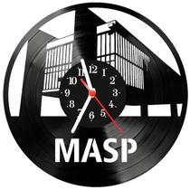 Relógio Parede Vinil LP ou MDF Masp Museu
