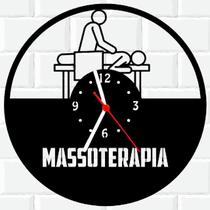 Relógio Parede Vinil LP ou MDF Massoterapia Massagista - 3D Fantasy