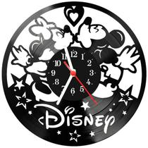 Relógio Parede Vinil LP ou MDF Mickey Disney 6