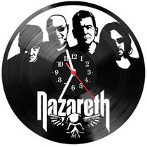 Relógio Parede Vinil LP ou MDF Nazareth Rock Banda