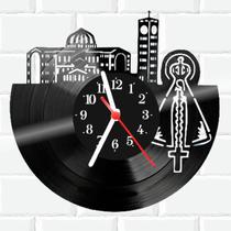 Relógio Parede Vinil LP ou MDF Nossa Senhora Aparecida Basílica