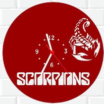 Relógio Parede Vinil LP ou MDF Scorpions Rock Banda 2 - 3D Fantasy