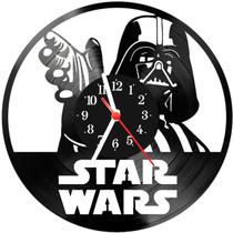 Relógio Parede Vinil LP ou MDF Star Wars 12