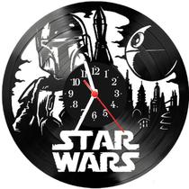 Relógio Parede Vinil LP ou MDF Star Wars 27 - 3D Fantasy