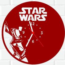 Relógio Parede Vinil LP ou MDF Star Wars 6