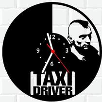 Relógio Parede Vinil LP ou MDF Taxi Driver Filme