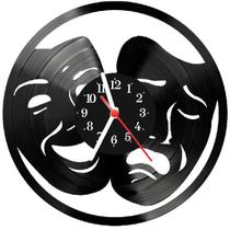 Relógio Parede Vinil LP ou MDF Teatro Ator Atriz Presente 2