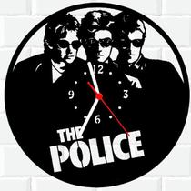 Relógio Parede Vinil LP ou MDF The Police Rock Banda