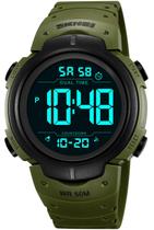 Relógio PASOY Digital LED 50mm impermeável 50m com elástico