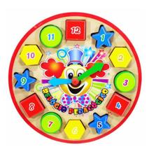 Relógio Pedagógico Colorido Aprendizado Infantil Divertido - Brinque E Leia