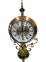 Relógio Pedestal Retro 142X34Cm Pés E Base Trabalhados