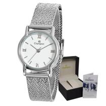 Relógio Pequeno Champion de Pulso Feminino Prova D'agua