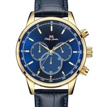 Relógio Phillip London Masculino Azul - PL80315642M AZ N Relógio Phillip London Masculino Azul - PL80315642M AZ N