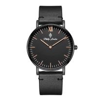 Relógio Phillip London Masculino Ref: Pl80364112m Pr N Casual Black Relógio Phillip London Masculino Ref: Pl80364112m Pr N Casual Black