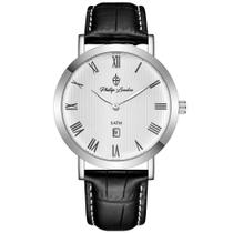 Relógio Phillip London Masculino Ref: Pl80408222m Br N Casual Prateado Relógio Phillip London Masculino Ref: Pl80408222m Br N Casual Prateado