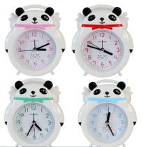 Relógio Plástico Despertador Panda