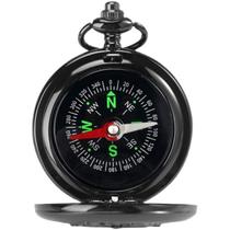 Relógio Pocket Compass, estilo de navegação ao ar livre, preto Relógio Pocket Compass, estilo de navegação ao ar livre, preto