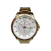 Relógio Pointer 6109 Dourado Masculino Resistente Água 30m Relógio Pointer 6109 Dourado Masculino Resistente Água 30m