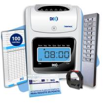 Relogio Ponto Cartografico + 100 Cartoes + Chapeira + Fita