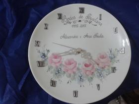 Relógio porcelana