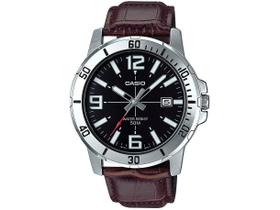 Relógio Prata Masculino Casio MTP-VD01L-1BVUDF-BR Relógio Prata Masculino Casio MTP-VD01L-1BVUDF-BR