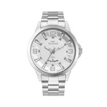Relógio Prata Masculino Technos Racer 2117LDI/1K Relógio Prata Masculino Technos Racer 2117LDI/1K