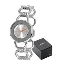 Relogio Prateado de Pulso Lince Mulher Original Resistente Relogio Prateado de Pulso Lince Mulher Original Resistente