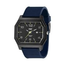 Relógio Preto e Azul Matte Masculino X-Watch Xport XGPP1022