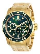 Relógio Pro Diver 0075 Banhado A Ouro Á prova d água