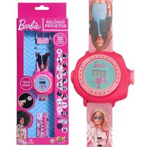 Relógio Projetor Barbie com 20 Imagens Para Projetar Fun