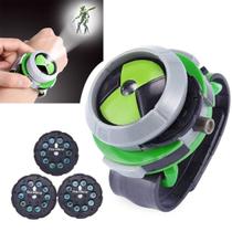 Relógio Projetor Grostmend Ben 10 Omnitrix Infantil com Cartões