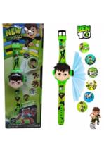 Relógio Projetor Homem Arnha Hulk Homem de Ferro Minnie