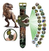 Relógio Projetor Infantil Dinossauro Tiranossauro Rex - Dinorex