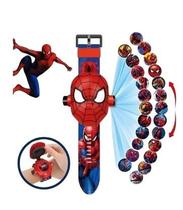 Relógio Projetor Infantil Inspirado Homem_Aranha_Vermelho Relógio Projetor Infantil Inspirado Homem_Aranha_Vermelho