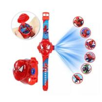 Relógio Projetor Infantil Inspirado no Homem_Aranha_Ver Relógio Projetor Infantil Inspirado no Homem_Aranha_Ver