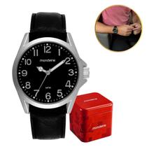 Relógio Pulseira em Couro Mondaine Masculino Resistente Relógio Pulseira em Couro Mondaine Masculino Resistente