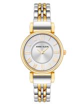 Relógio: pulseira feminina Anne Klein, caixa de 30 mm, bicolor