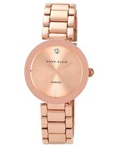 Relógio: pulseira feminina genuína com mostrador de diamante Anne Klein