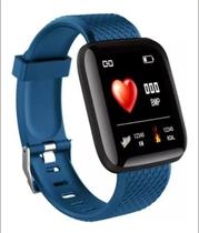 Relógio Pulseira Inteligente D13 FITPRO SmartWatch -Monitor Cardíaco Pressão Arterial Cor: Azul