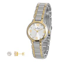 Relogio Pulso Champion Feminino Pequeno Prova D'agua Misto