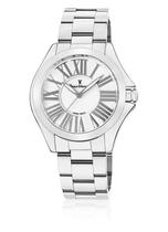 Relógio Pulso Jean Vernier Feminino Aço Prata Jv01124