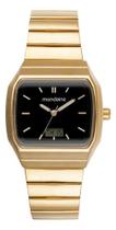 Relógio Quadrado Anadigi Dourado Retrô Digital 32944gpmvde1 - Dourado - Preto - Retrô Relógio Quadrado Anadigi Dourado Retrô Digital 32944gpmvde1 - Dourado - Preto - Retrô