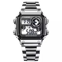 Relógio Quadrado Masculino Lige 8921 Digital Prova d'Água Relógio Quadrado Masculino Lige 8921 Digital Prova d'Água