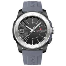 Relógio Quartzo Display Luminoso Esportivo A Prova Água Pulseira de Silicone 5ATM
