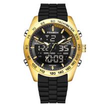 Relógio Quartzo Espotivo com Cronógrafo Á Prova D'água 5atm Relógio Quartzo Espotivo com Cronógrafo Á Prova D'água 5atm
