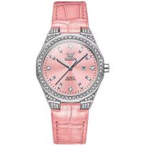 Relógio Quartzo Feminino com Strass Design Clássico Display luminoso Impermeavel