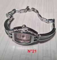 Relógio Quartzo Fino Feminino de Aço inoxidável Chaoyada Oval