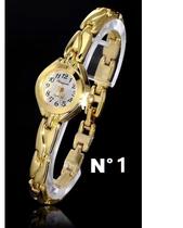 Relógio Quartzo Fino Feminino de Aço inoxidável Chaoyada