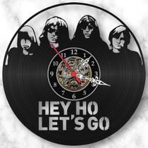 Relógio Ramones Hey Ho Lets Go Bandas Rock Punk Vinil Lp Promoção