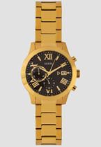 Relógio Redondo Aço Dourado Guess